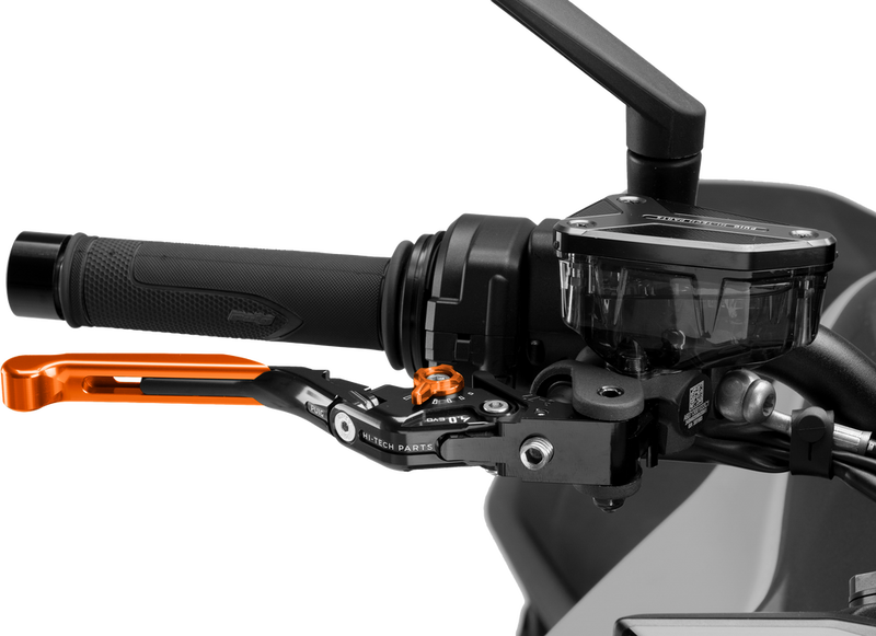 Puig Hi-tech Parts 561-00414OR 414TNT BRAKE LEVER 4.0 FOLD/EXTEND ORANGE