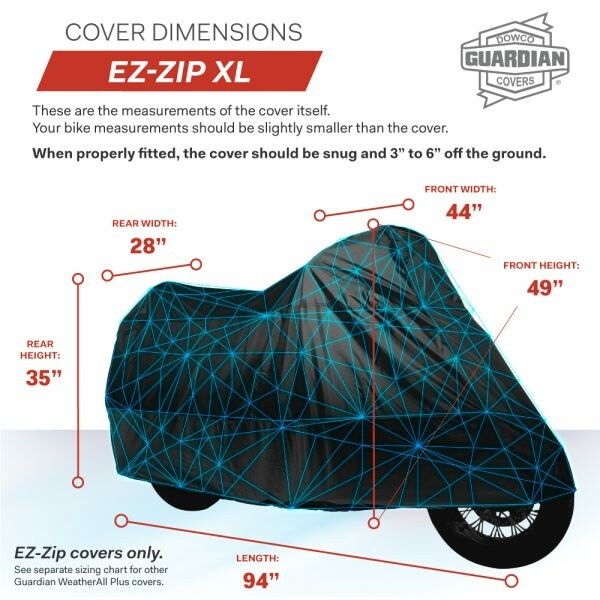 Dowco 27-6250 50020-00 COVER WEATHERALL PLUZ EZ ZIP XL
