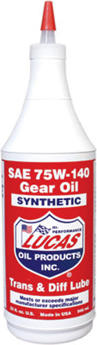 Lucas 58-5206 10121 SYNTHETIC GEAR OIL 75W140QT