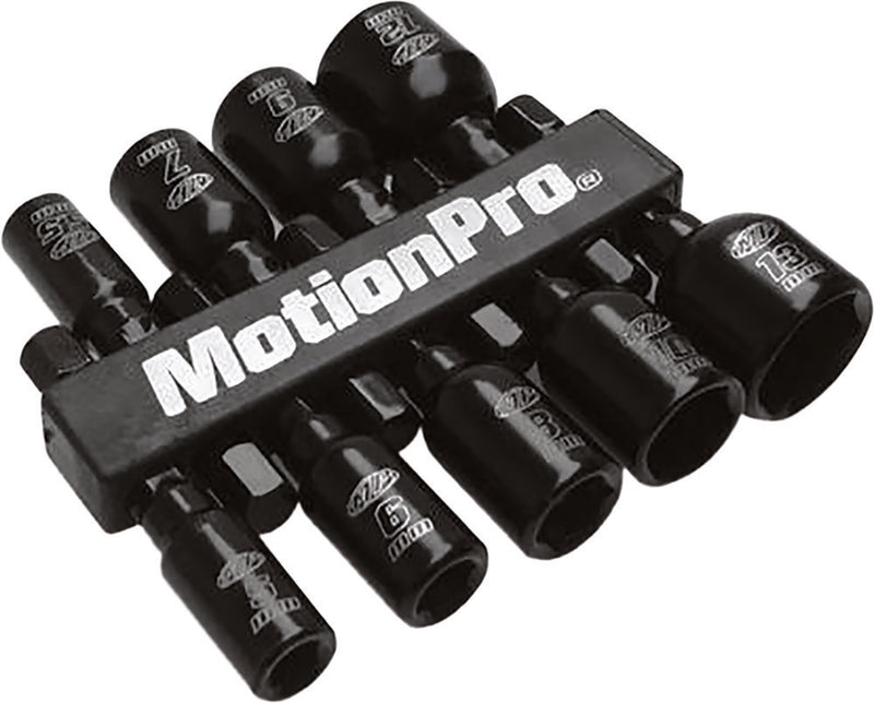 Motion Pro 57-8590 08-0590 MAGNETIC NUT DRIVERS SET (9 PC)