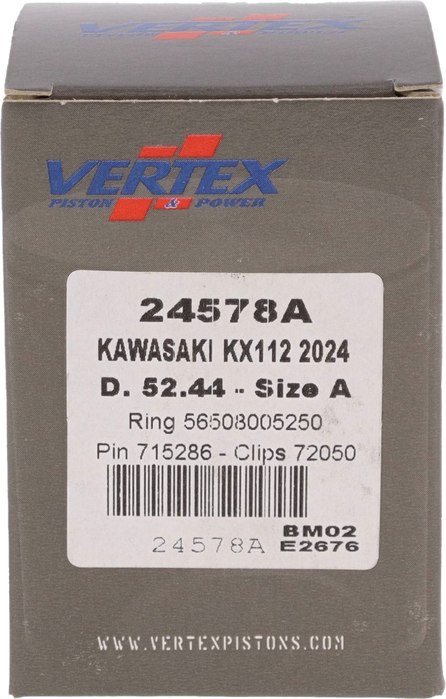 Vertex Cast Replica Piston Kit - 24578A Kawasaki KX 100 2014-2021