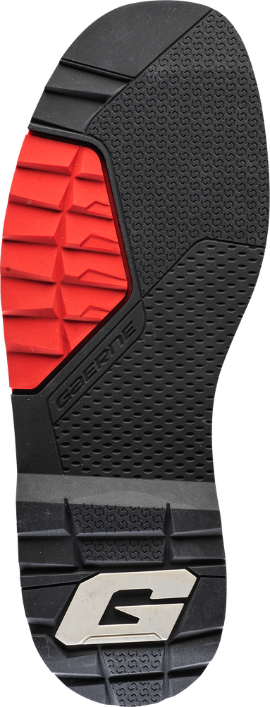 Gaerne 480-65409 4623-005-09 SG-22 BOOT SOLE PAIR BLACK/RED SZ 09