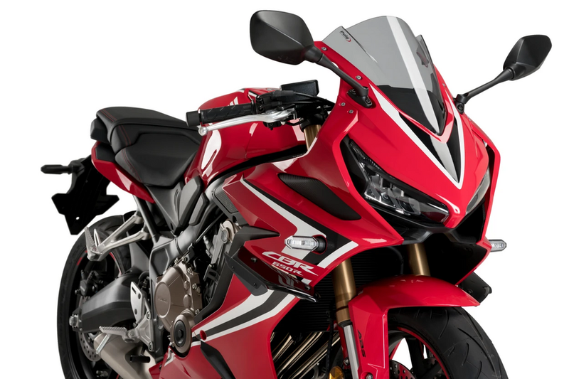 Puig Hi-Tech Parts Sport Side Spoilers Black - 3569N Honda CBR650R 2019-2020