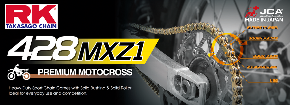 Rk Excel 691-12000G GB428MXZ1-120 GB428MXZ1 DRIVE CHAIN GOLD 428 X 120