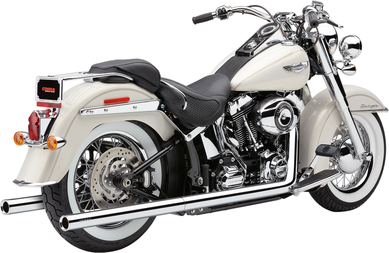 Cobra BAD Hombre True Duals Chrome Softail - 6986 For Harley 2012-2017