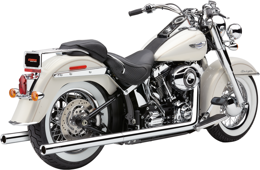 Cobra 82-96084 6986 BAD HOMBRE TRUE DUALS CHROME SOFTAIL 12-17