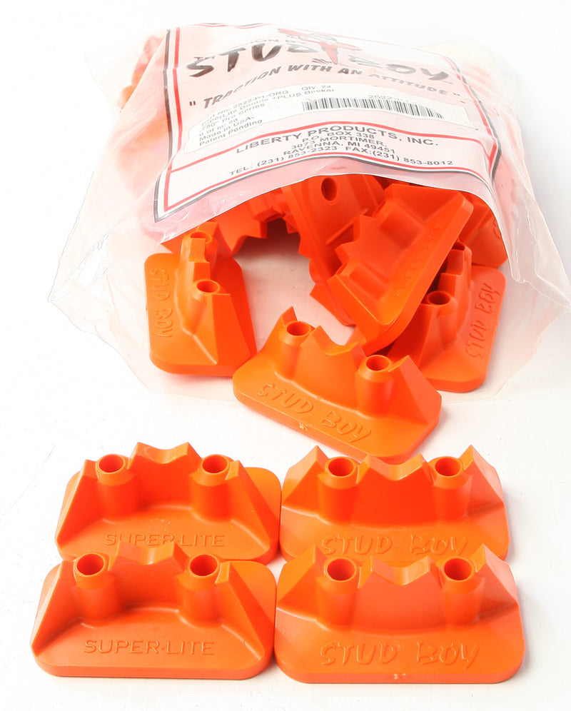 Stud Boy 18-33940O 2522-P1-ORG SUPER-LITE PRO SERIES DOUBLE BACKERS .75" 24/PK ORANGE