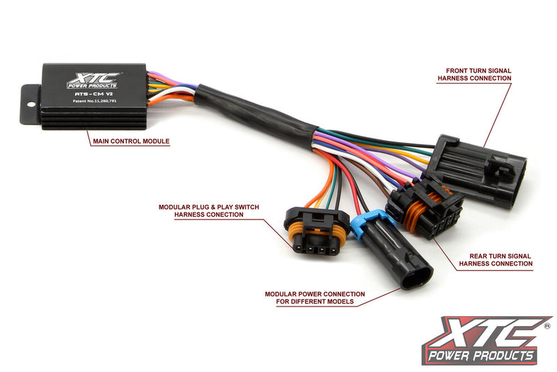 Xtc Power Products Auto Turn Signal Kit W Horn AND Front DRL Lights CAN Yamaha Wolverine 2017 - ATS-YAM-WOL-DRL Yamaha Wolverine 2017