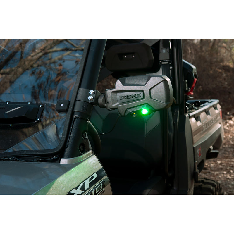 SEIZMIK 0640-1357 56-18088KIT Pursuit Night Vision Sideview Mirrors Mirrors - Pursuit Night Vision - Side View - Rectangle - Black - Pro Fit/Profiled ROPS