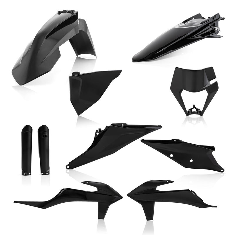 Acerbis Full Plastic Kit Black - 2791540001 KTM Dirt Bikes 2020-2023