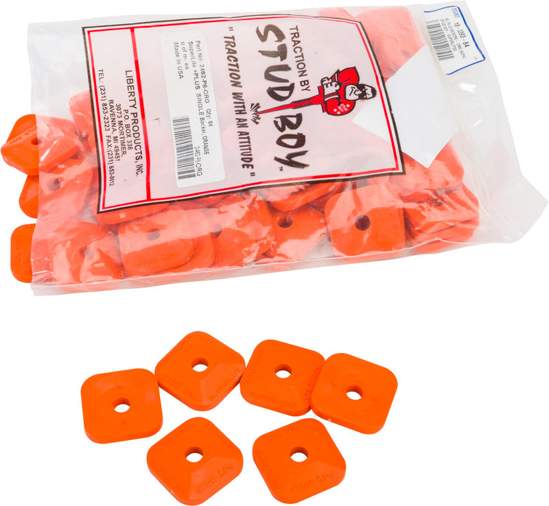 Stud Boy 18-3393-84 2462-P8-ORG SUPER-LITE PLUS BACKERS ORANGE 84/PK