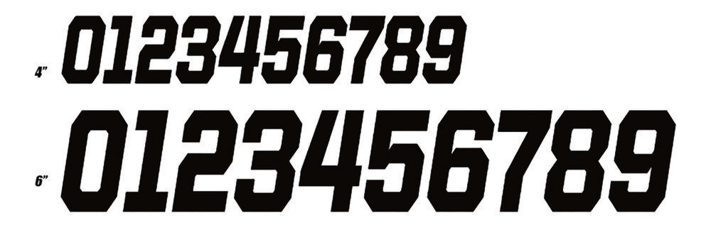 D-cor 862-334 45-33-4 #4 BLACK 4 RACE SERIES 3/PK