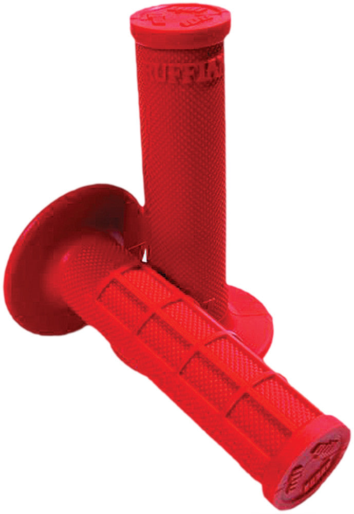 Odi 206-1057 H01RFR RUFFIAN HALF WAFFLE GRIPS RED