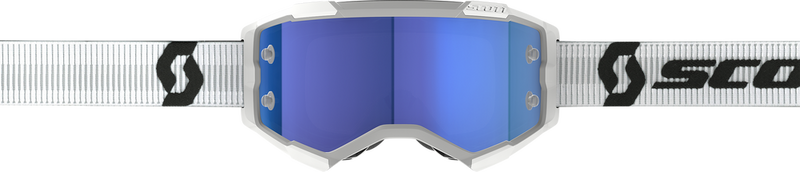 Scott 51-5522 272828-0002349 FURY GOGGLE WHITE BLUE CHROME WORKS