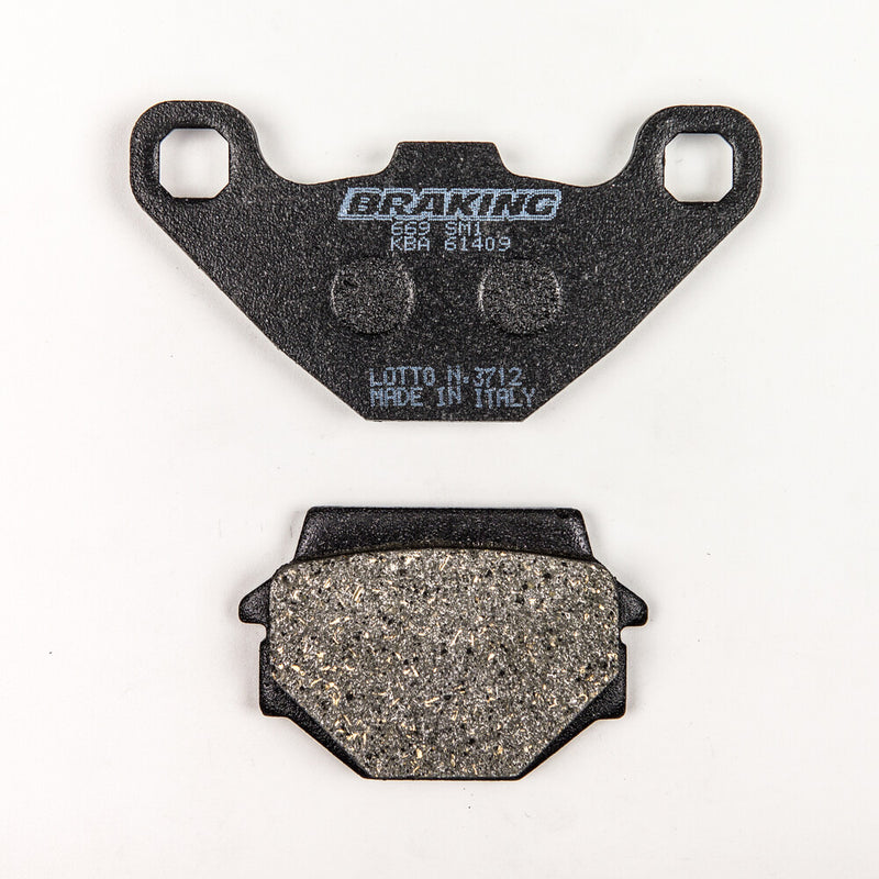 Braking Brake PAD SET Semi-Metallic - 669SM1 Polaris Phoenix 200 2005