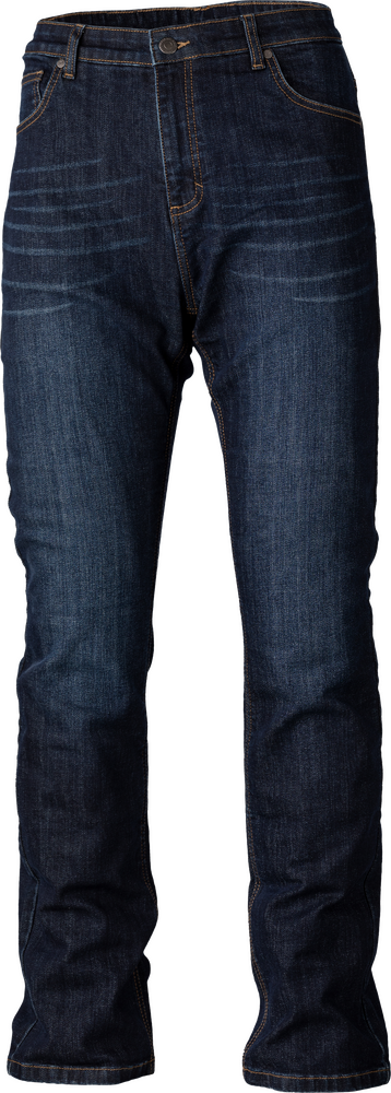 Rst 556-3059114 103059D.BLU-14 WOMENS STRAIGHT LEG 2 JEANS DARK BLUE LG