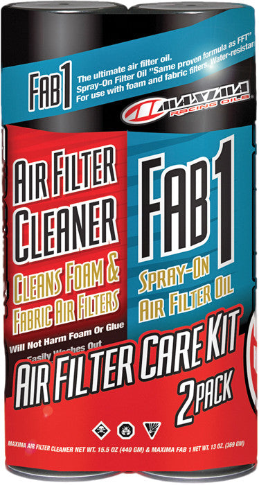 Maxima Racing Oil 78-9947 70-799202 AIR FILTER CARE KIT 2-PK