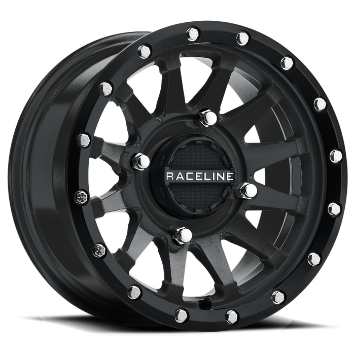 Raceline Wheels 570-1696 A95B-56056+40 TROPHY WHEEL 15X6 4/156 5+1 (+40MM) BLACK