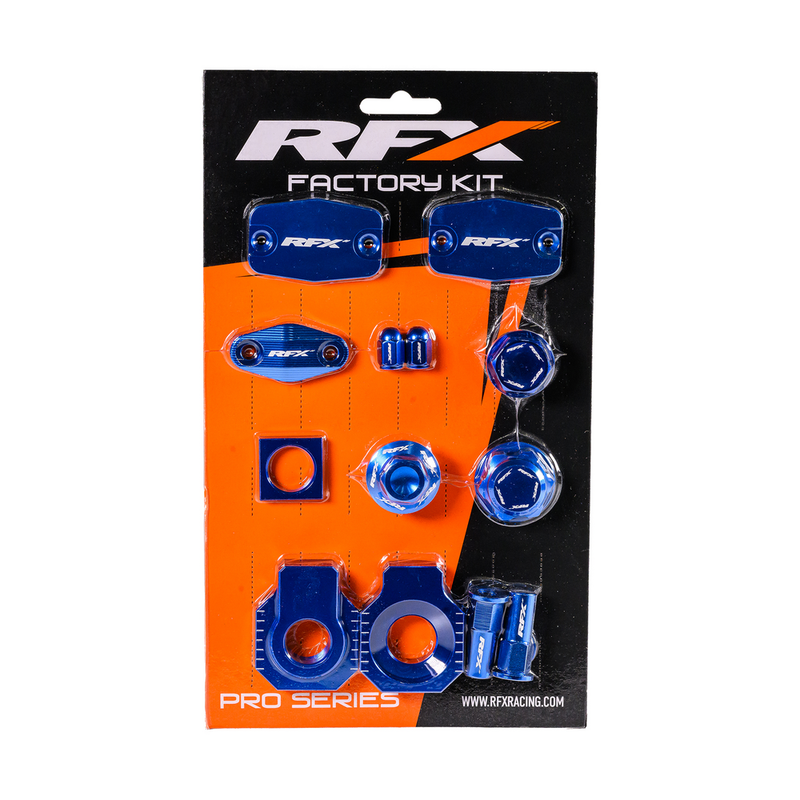 Rfx Factory Kit Blue Braketec Husqvarna GAS - FXFK 72500 99BU Husqvarna Dirt Bikes 2022-2023