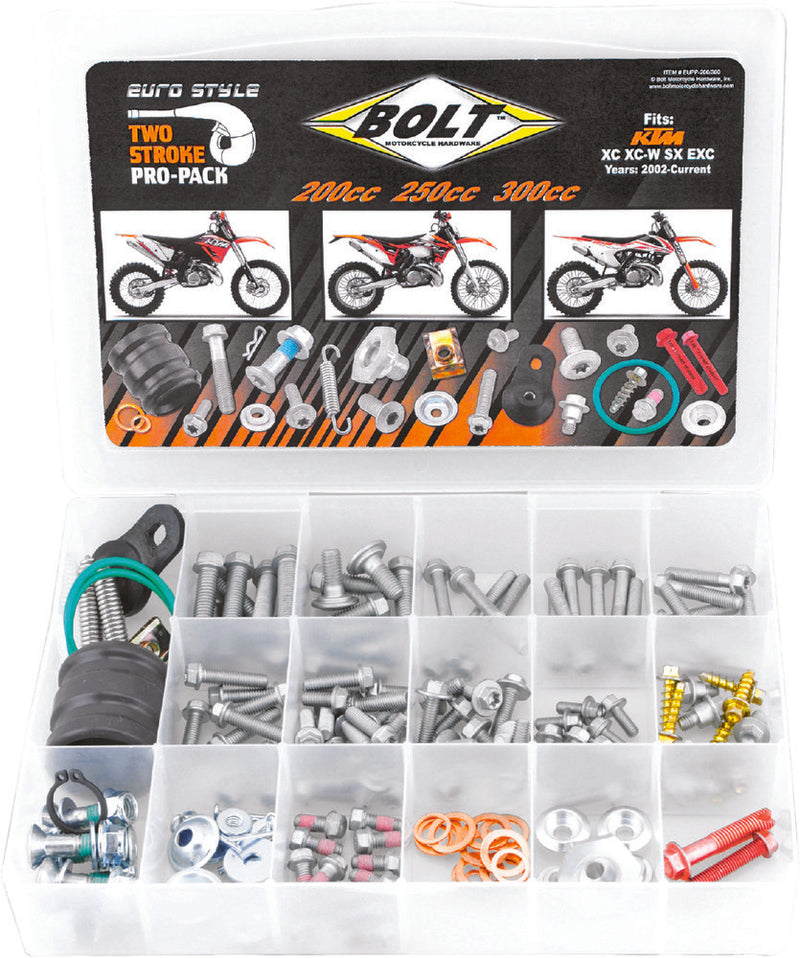 Bolt Euro Style TWO Stroke PRO-Pack - EUPP-200/300 KTM Dirt Bikes 2002-2018