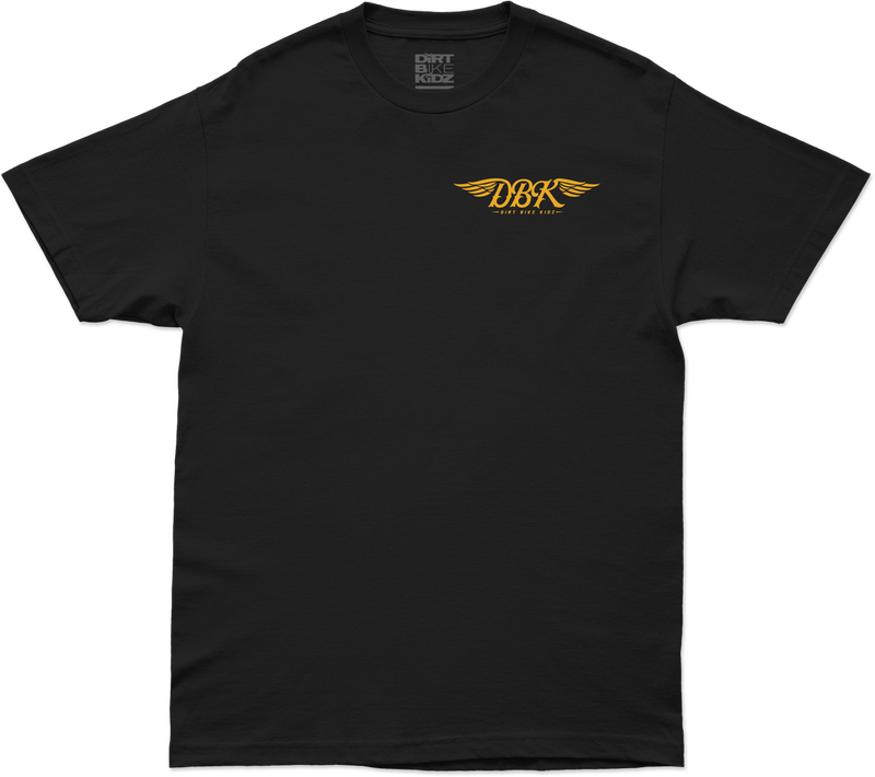 Dbk 325-00006X AT-GOLDWINGS-XL GOLDWINGS TEE BLACK XL