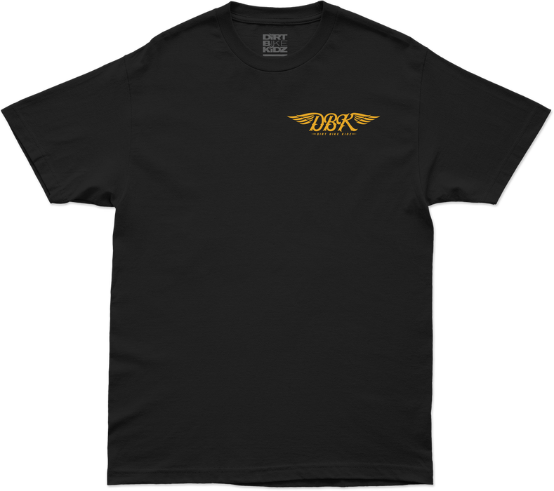 Dbk 325-00006S AT-GOLDWINGS-S GOLDWINGS TEE BLACK SM