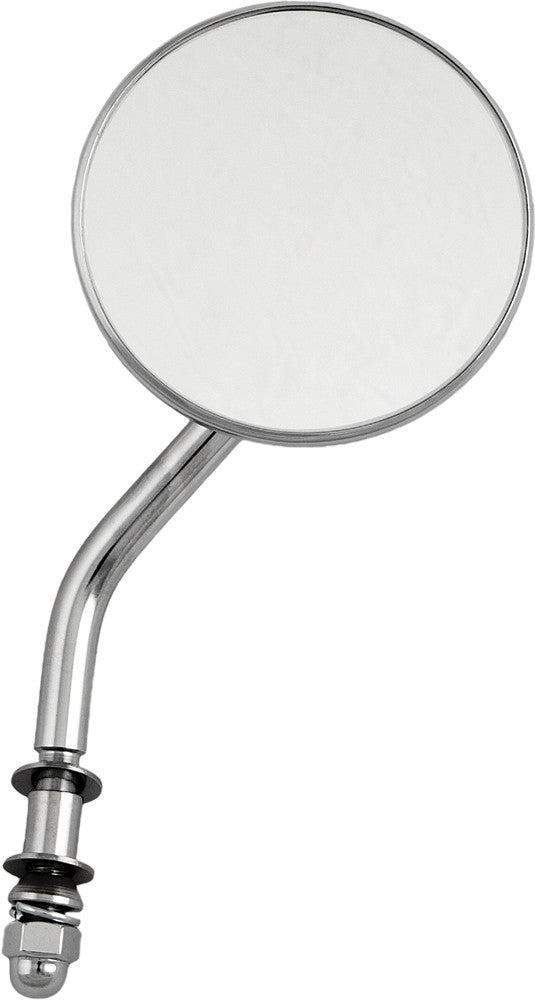 Harddrive 3" Round Mirror W/4" Stem Chrome L R - 60-0016 For Harley Motorcycles 1972-2018