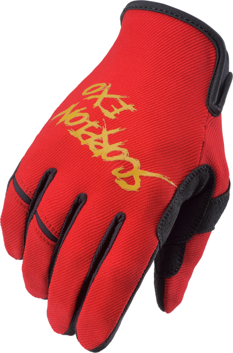 Scorpion Exo 75-61632X G46-017 AIR-STRETCH GLOVES GRIND RED/GOLD 2X