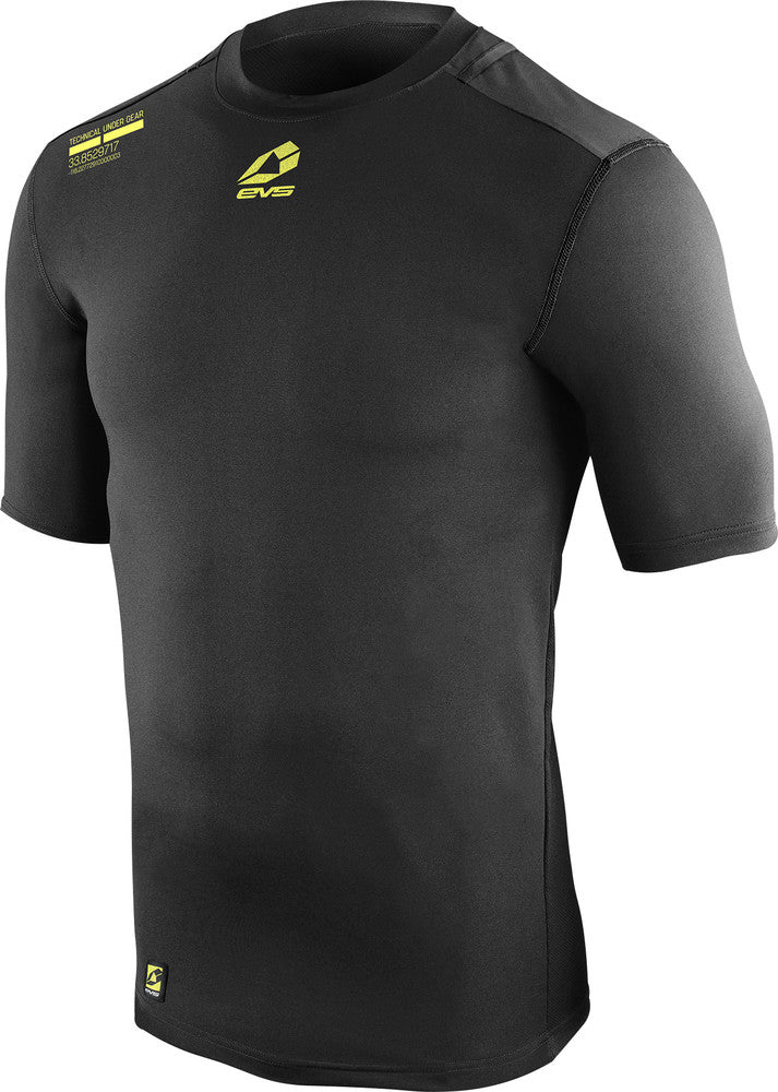 Evs 663-4235YM TUGTOPSS-BK-YM SHORT SLEEVE TUG SHIRT BLACK YM