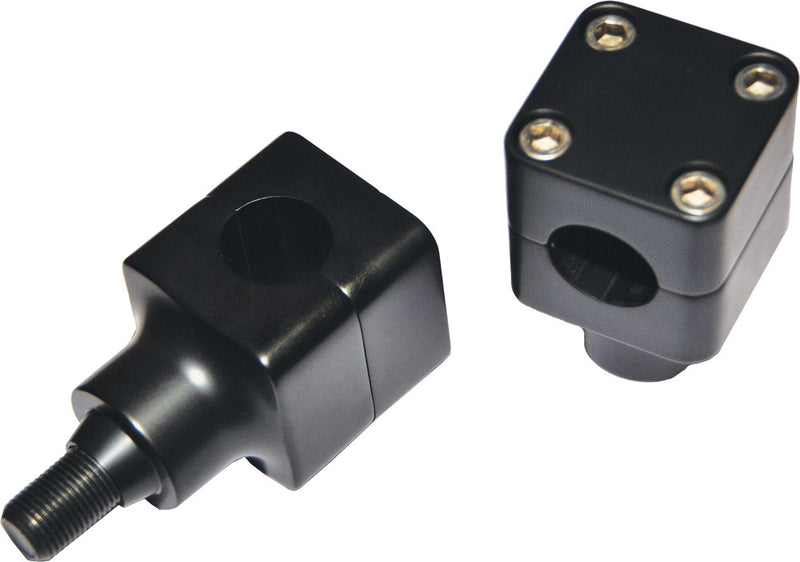Wild 1 Stubby Chubby Springer Risers Black - WO533B For Harley Softail 1988-2011