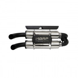 Mbrp Dual Stack S O Mflr POL - AT-9517PT Polaris RZR 2015-2017