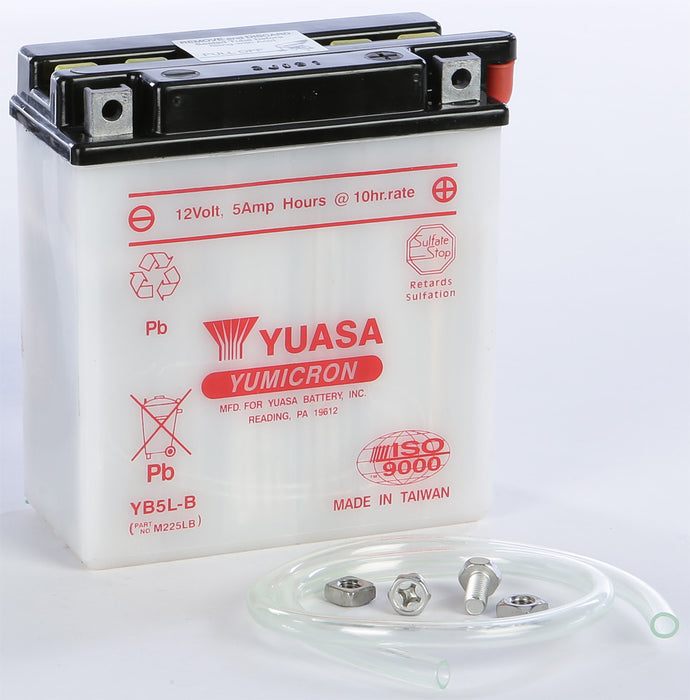 Yuasa 49-1814 YUAM225LB BATTERY YB5L-B CONVENTIONAL