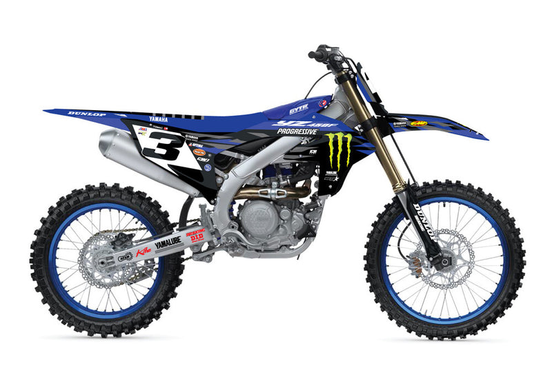 D-Cor Complete Kit 25 MEY YZ 450 ( ) WHT BG - 20-50-715 Yamaha YZ 450 2023-2025