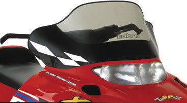 Powermadd Cobra W S LOW Smoke WHT 13.25" POL Edge - 11533 Polaris Snowmobiles 1999-2010