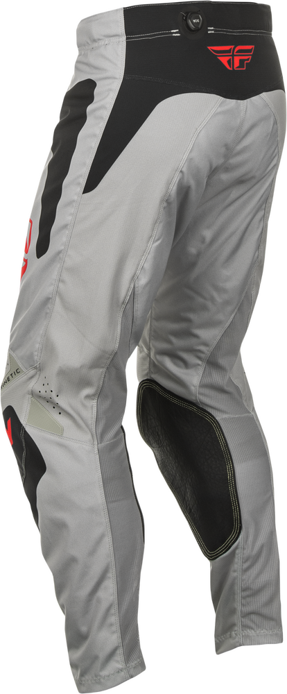 Fly Racing 378-43032 378-43032 KINETIC SYM PANTS LIGHT GREY/RED/BLACK SZ 32