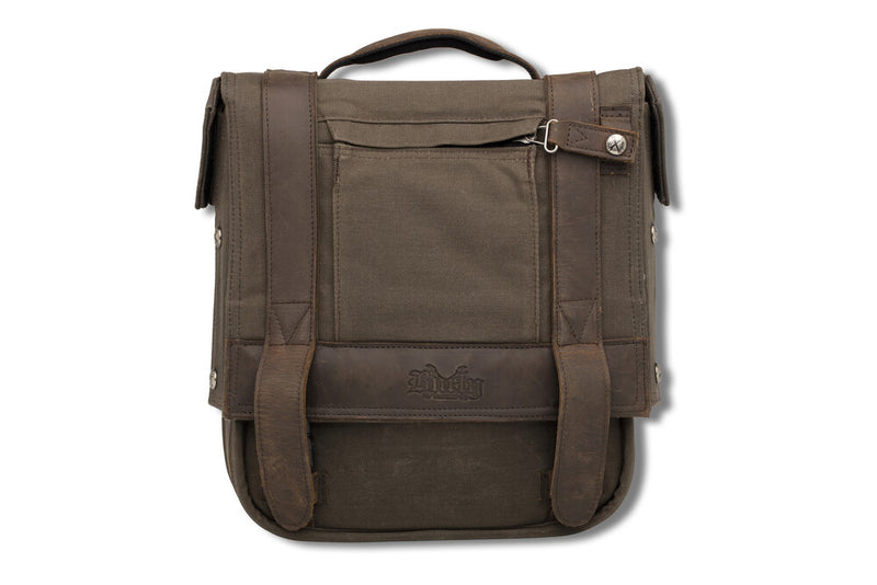 Burly Brand 750-05506 B15-1000D SINGLE SADDLEBAG DARK OAK