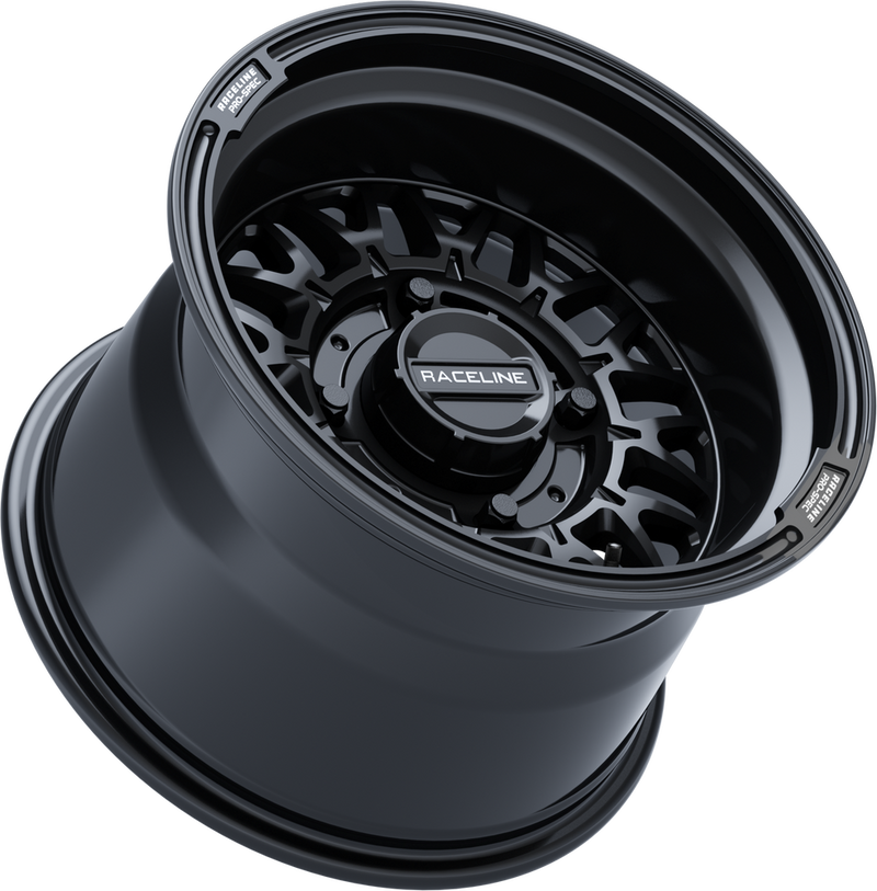 Raceline Wheels Raceline Omega 15X10 4/137 5+5 (0MM) Gloss Black - A13GB-51037-00 Honda UTVs 2016-2023