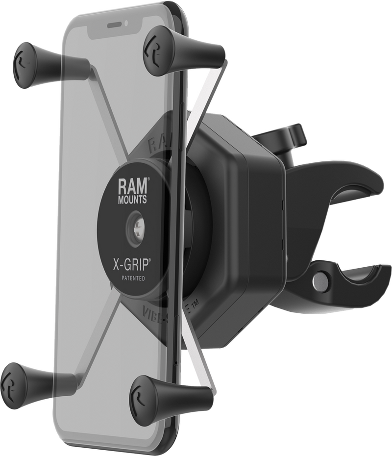 Ram Mounts 71-7067 RAM-HOL-UN10-462-400 X-GRIP VIBE-SAFE L PHONE MOUNT WITH SMALL TOUGH-CLAW