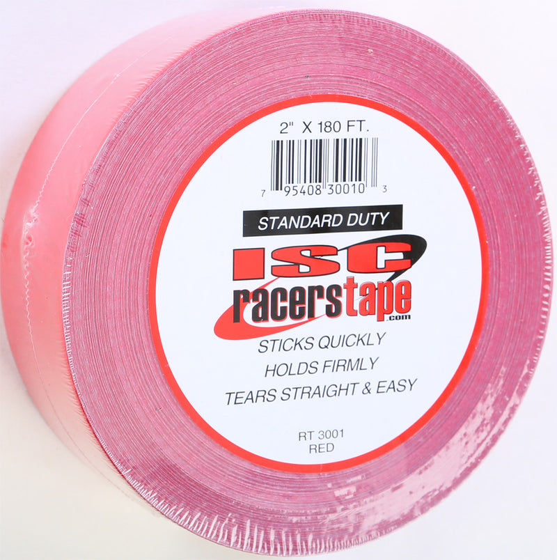 Isc 10-2301R RT3001 RACERS TAPE 2"X180' (RED)