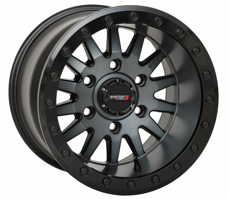 System 3 3-1586651 15S3-86651 SB8 WHEEL 15X10 5+5 (0MM) 6/5.5 MATTE BRUSHED GREY