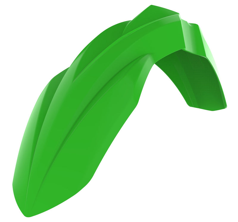 Polisport Front Fender Green - 8574500001 Kawasaki Dirt Bikes 2016-2025