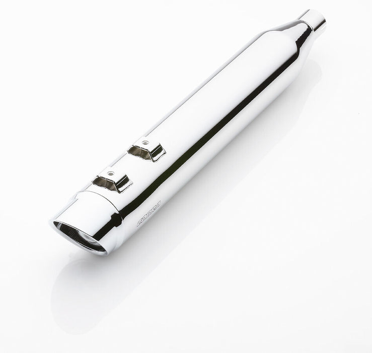 Cobra 82-96352 6301 SLIP-ONS W/BILLET TIPS CHROME TRI-GLIDE 09-22