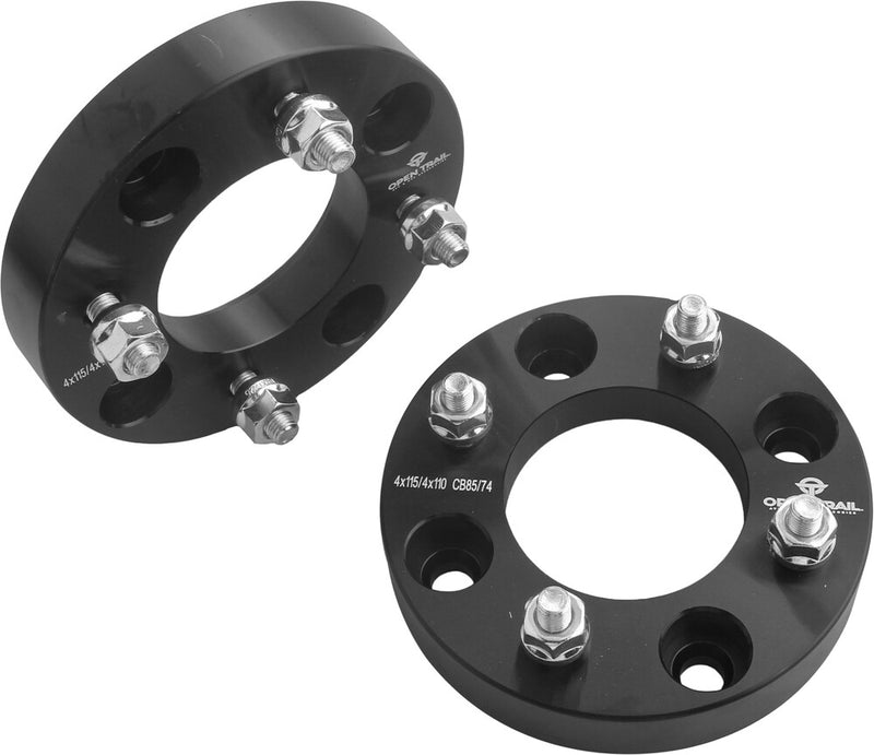 Open Trail 532-0110 AC-06670BK WHEEL SPACER ADAPTER 1" 4/115 TO 4/110 10MM X 1.25MM