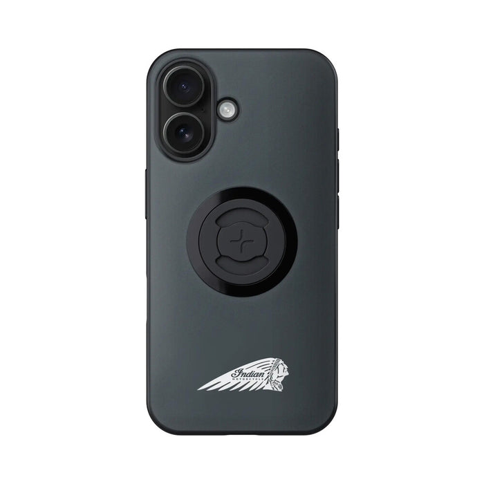 Sp Connect 194-50806 50806 INDIAN PHONE CASE W/HEADDRESS IPHONE 16 GRAY W/LOGO