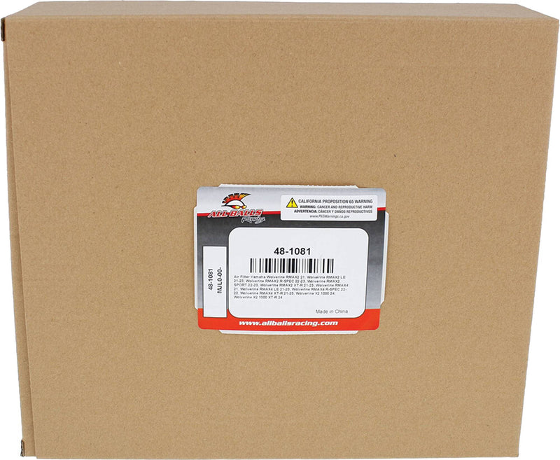 All Balls Air Filter Kit - 48-1081 Yamaha UTVs 2021-2025