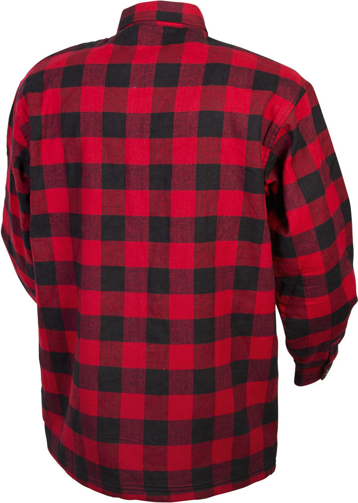 Scorpion Exo 75-5501L 13203-5 COVERT MOTO FLANNEL RED/BLACK LG