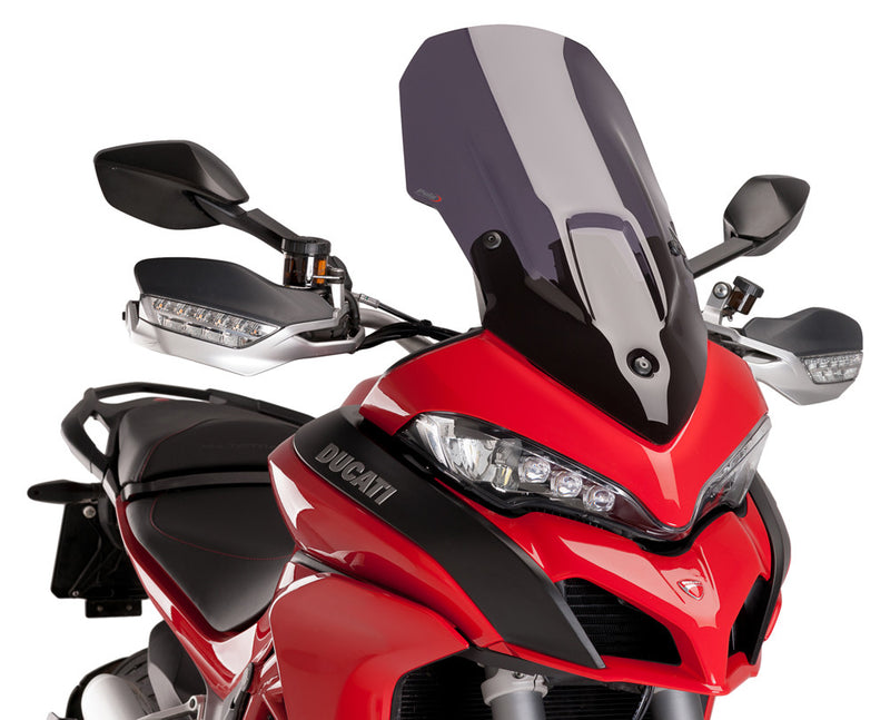 Puig Hi-Tech Parts Windscreen Touring Dark Smoke - 7623F Ducati Multistrada 2015-2021