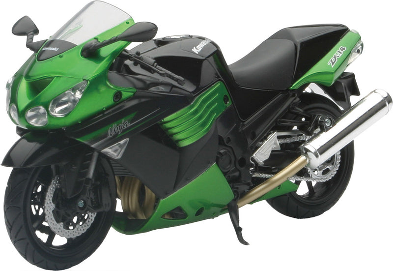 New Ray Toys Replica 1:12 Super Sport Bike 11 Kawasaki ZX14 Green - 57433B