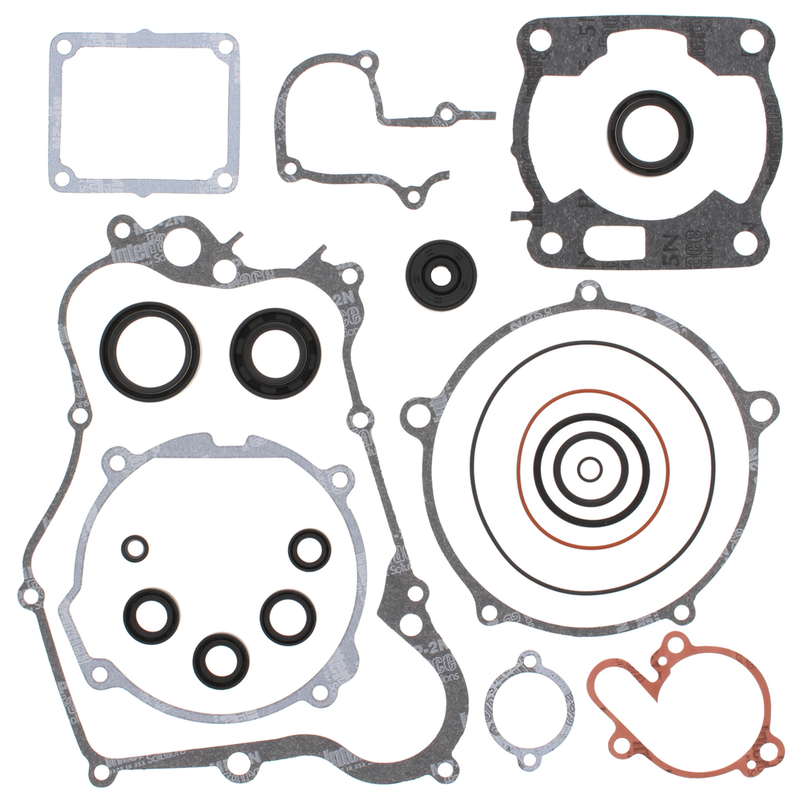 Vertex Complete Gasket SET With OIL Seals - 811633 Yamaha YZ 125 1990-1991