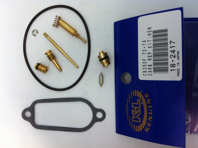K&l Supply Carburetor Repair Kit - 18-2417 Honda CB350F 1972-1974